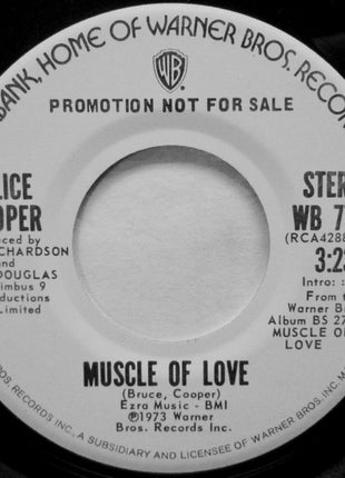 Alice Cooper : Muscle Of Love (7", Single, Mono, Promo, San)