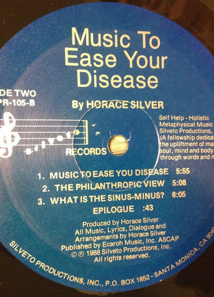Horace Silver : Music To Ease Your Disease (LP, Album)
