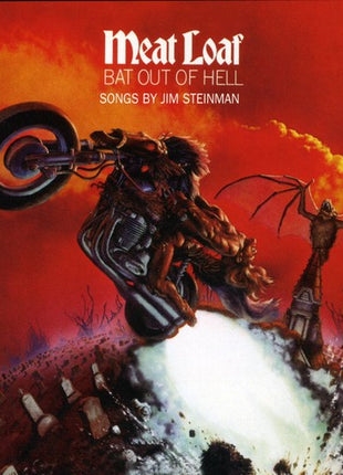 the album cover for Meat Loaf - Bat Out of Hell