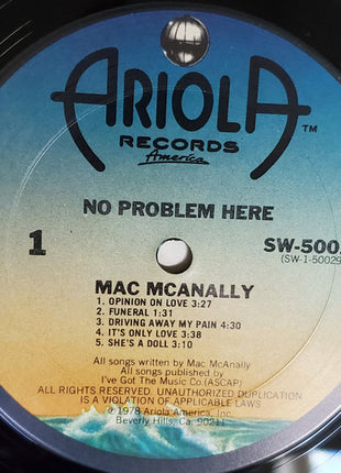 Mac McAnally : No Problem Here (LP, Album, Gat)