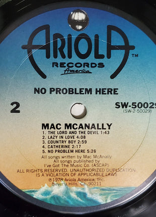 Mac McAnally : No Problem Here (LP, Album, Gat)