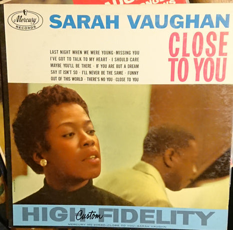 Sarah Vaughan : Close To You (LP, Album, Mono)