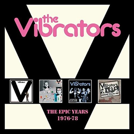 the album cover for Vibrators - Epic Years 1976-1978