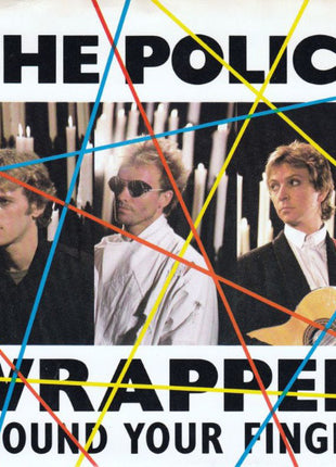 The Police : Wrapped Around Your Finger (7", Single, Styrene, Pit)