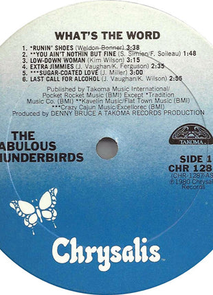 The Fabulous Thunderbirds : What's The Word (LP, Album)
