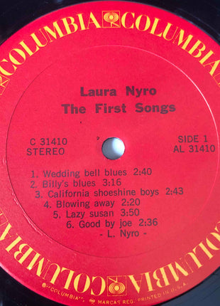 Laura Nyro : The First Songs (LP, Album, RE, Pit)