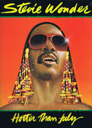 the album cover for Stevie Wonder - Hotter Than July [Vinyl]