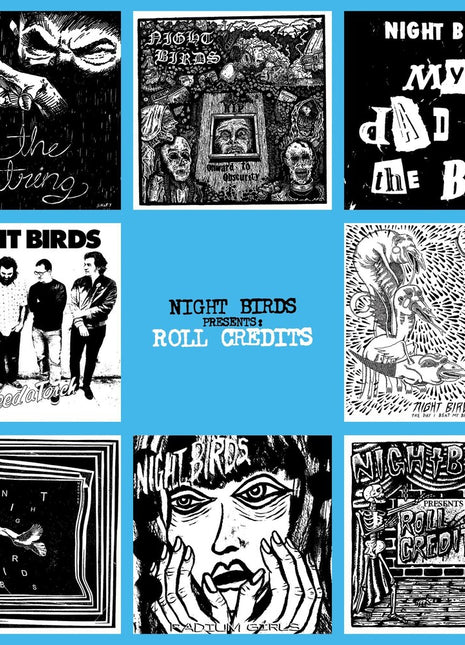 the album cover for Night Birds - Roll Credit