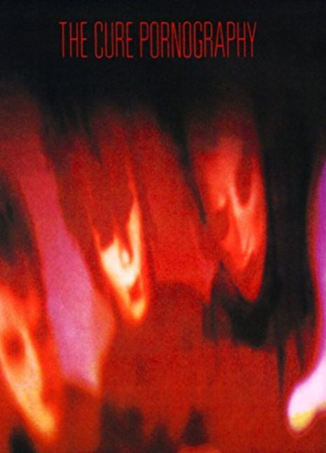the album cover for The Cure - Pornography