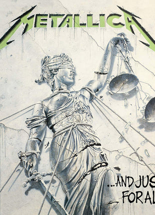 the album cover for Metallica - And Justice For All