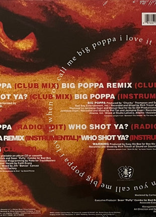 The Notorious B.I.G.* : Big Poppa (Remix) (12", RSD, Single, Red)