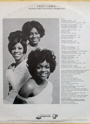 First Choice : Armed And Extremely Dangerous (LP, Album, BW )