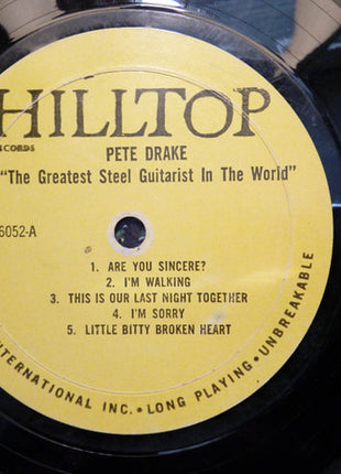 Pete Drake : The Greatest Steel Guitar In The World (LP, RE)