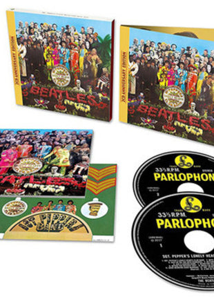 the album cover for The Beatles - Sgt. Pepper's Lonely Hearts Club Band: Anniversary Edition [2CD Deluxe Edition]