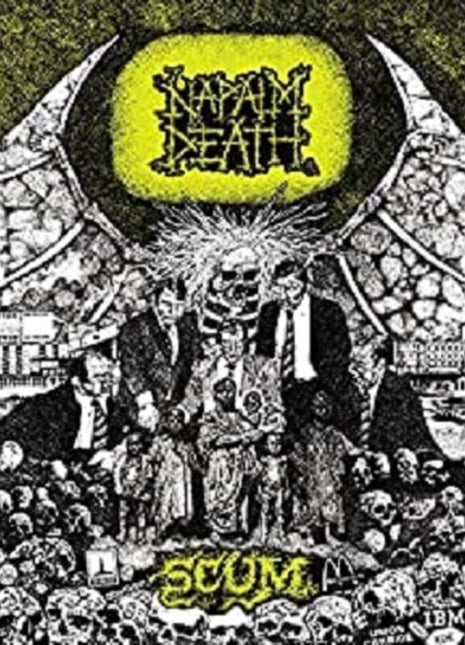 the album cover for Napalm Death - Scum (full Dynamic Range Digipack)