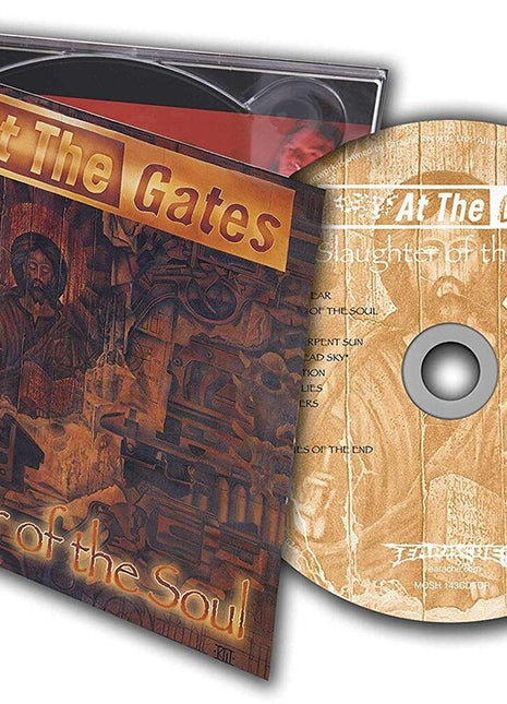 the album cover for At The Gates - Slaughter Of The Soul