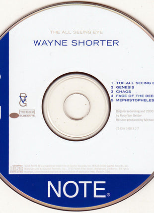 Wayne Shorter : The All Seeing Eye (CD, Album, RE, RM)