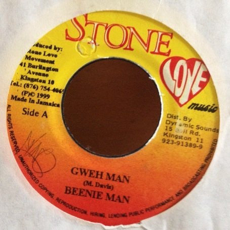 Beenie Man : Gweh Man (7")
