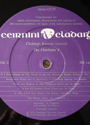 The Chieftains : The Chieftains 8 (LP, Album)