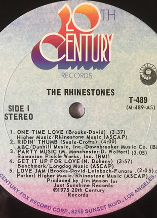 The Fabulous Rhinestones : The Rhinestones (LP, Album, Pit)