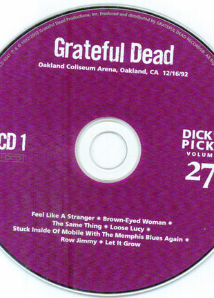 Grateful Dead* : Dick's Picks 27: Oakland Coliseum Arena, Oakland, CA December 16 1992 (3xHDCD, Album)