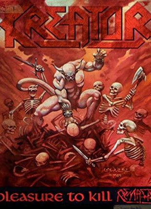 the album cover for Kreator - Pleasure To Kill