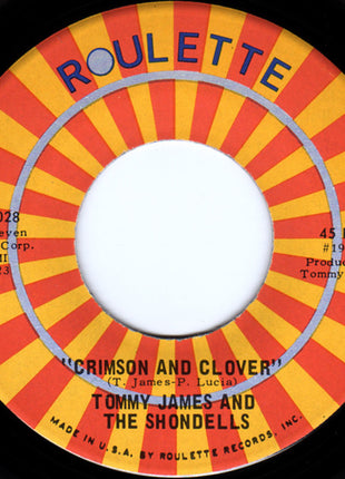 Tommy James & The Shondells : Crimson And Clover / Some Kind Of Love (7", Single, Ind)