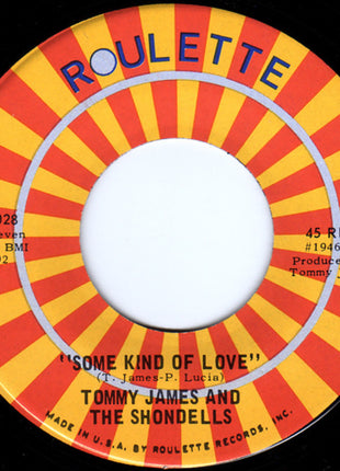 Tommy James & The Shondells : Crimson And Clover / Some Kind Of Love (7", Single, Ind)