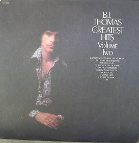 B.J. Thomas : Greatest Hits Volume Two (LP, Comp, RE)