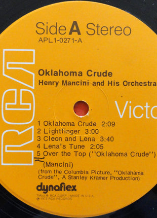 Henry Mancini : Oklahoma Crude  (Music From The Film Score) (LP, Album)