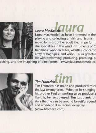 Laura MacKenzie & Tim Frantzich : Relaxing Celtic (CD, Album)