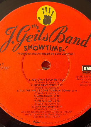 The J. Geils Band : Showtime! (LP, Album, Jac)