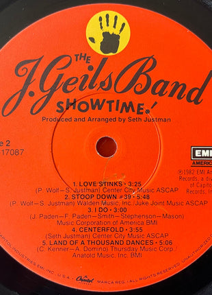 The J. Geils Band : Showtime! (LP, Album, Jac)