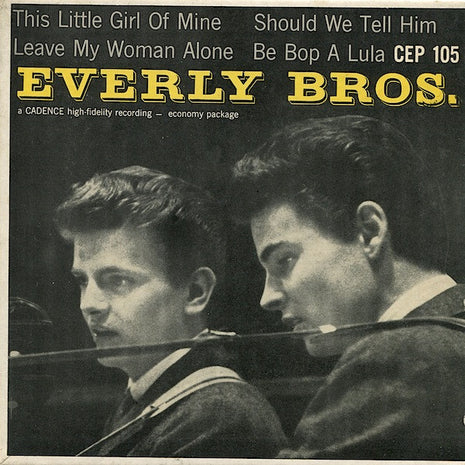 Everly Brothers : Everly Bros.  (7", EP, Styrene)