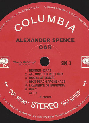 Alexander Spence : Oar (LP, Album, RE, 180)