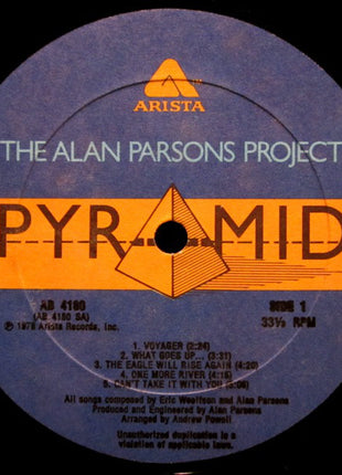 The Alan Parsons Project : Pyramid (LP, Album, All)