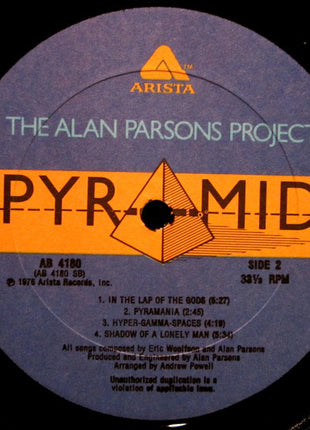 The Alan Parsons Project : Pyramid (LP, Album, All)