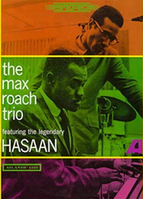 the album cover for Max Roach Trio - Max Roach Trio Featuring the Legendary Hasaan