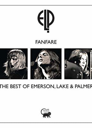 the album cover for Emerson, Lake & Palmer - Fanfare - The Best Of Emerson, Lake & Palmer