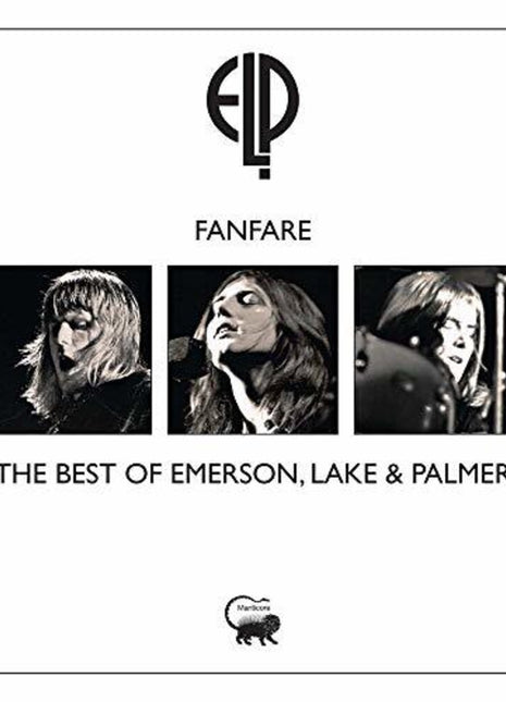 the album cover for Emerson, Lake & Palmer - Fanfare - The Best Of Emerson, Lake & Palmer