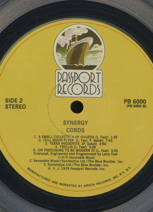 Synergy (3) : Cords (LP, Album, Tra)