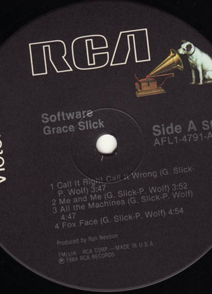 Grace Slick : Software (LP, Album, Ind)