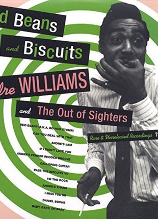 the album cover for Andre Williams - Red Beans And Biscuits