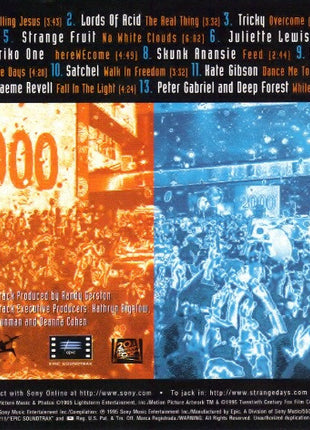 Various : Strange Days (Music From The Motion Picture) (CD, Comp)