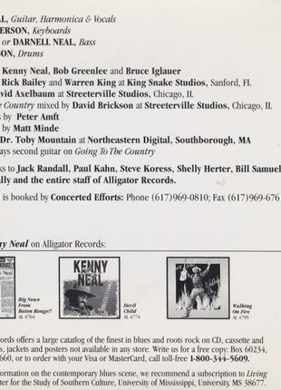 Kenny Neal : Bayou Blood (CD, Album)