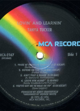Tanya Tucker : Lovin' And Learnin' (LP, Album, Pin)