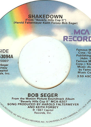 Bob Seger : Shakedown (From "Beverly Hills Cop II") (7", Single, Glo)