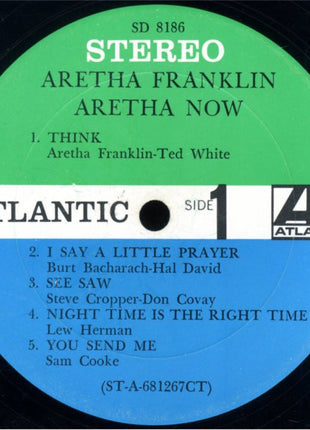 Aretha Franklin : Aretha Now (LP, Album, CT )