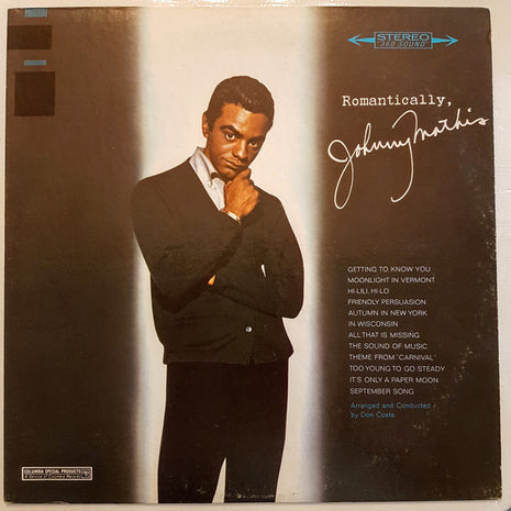 Johnny Mathis : Romantically (LP, Album, RE)