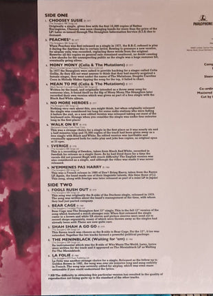 The Stranglers : Rarities (LP, RSD, Comp, Ltd, RE, Spl)